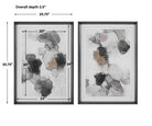Plunging Pastels Framed Prints - Set of 2 by Uttermost