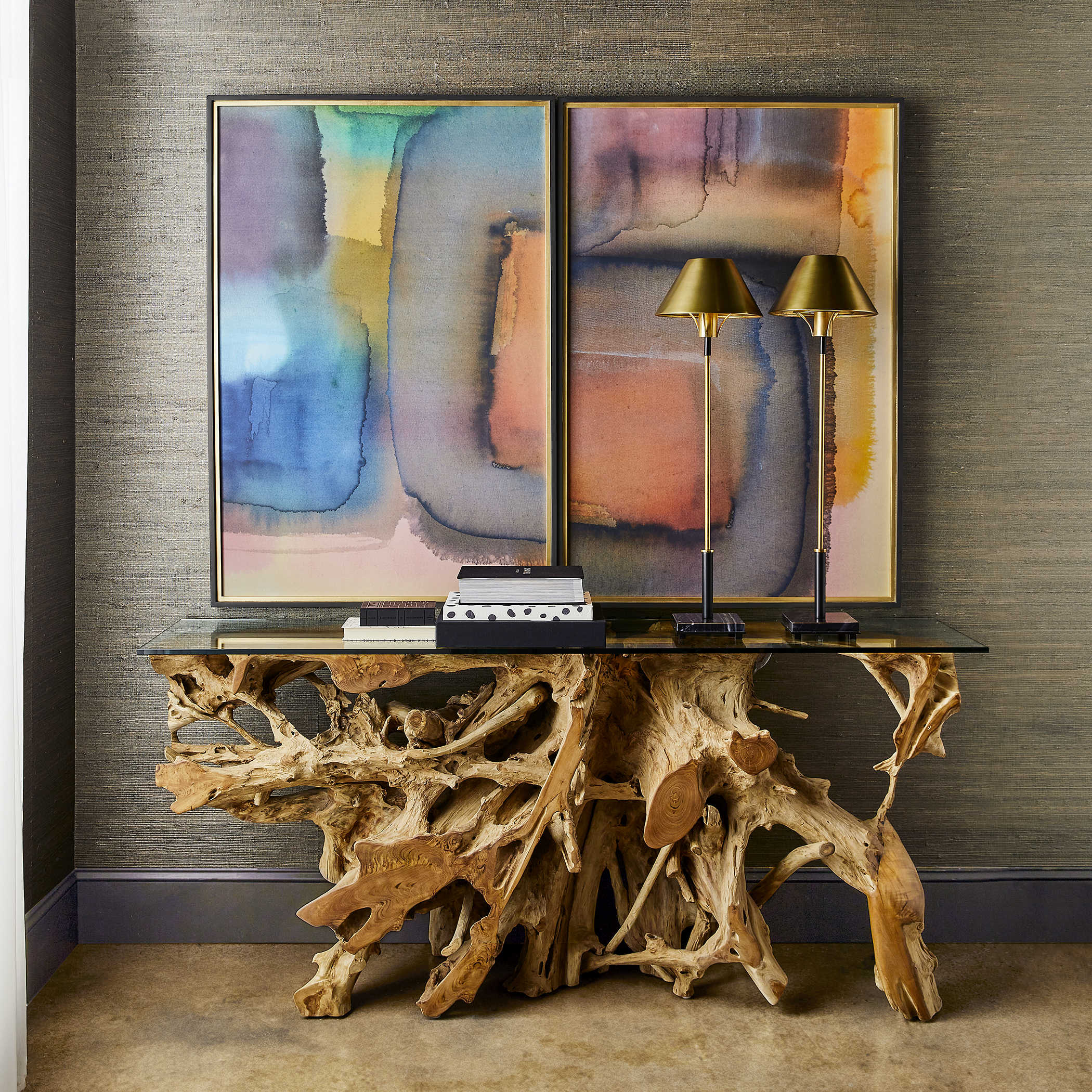 Prismatic Framed Prints - Set of 2 by Uttermost