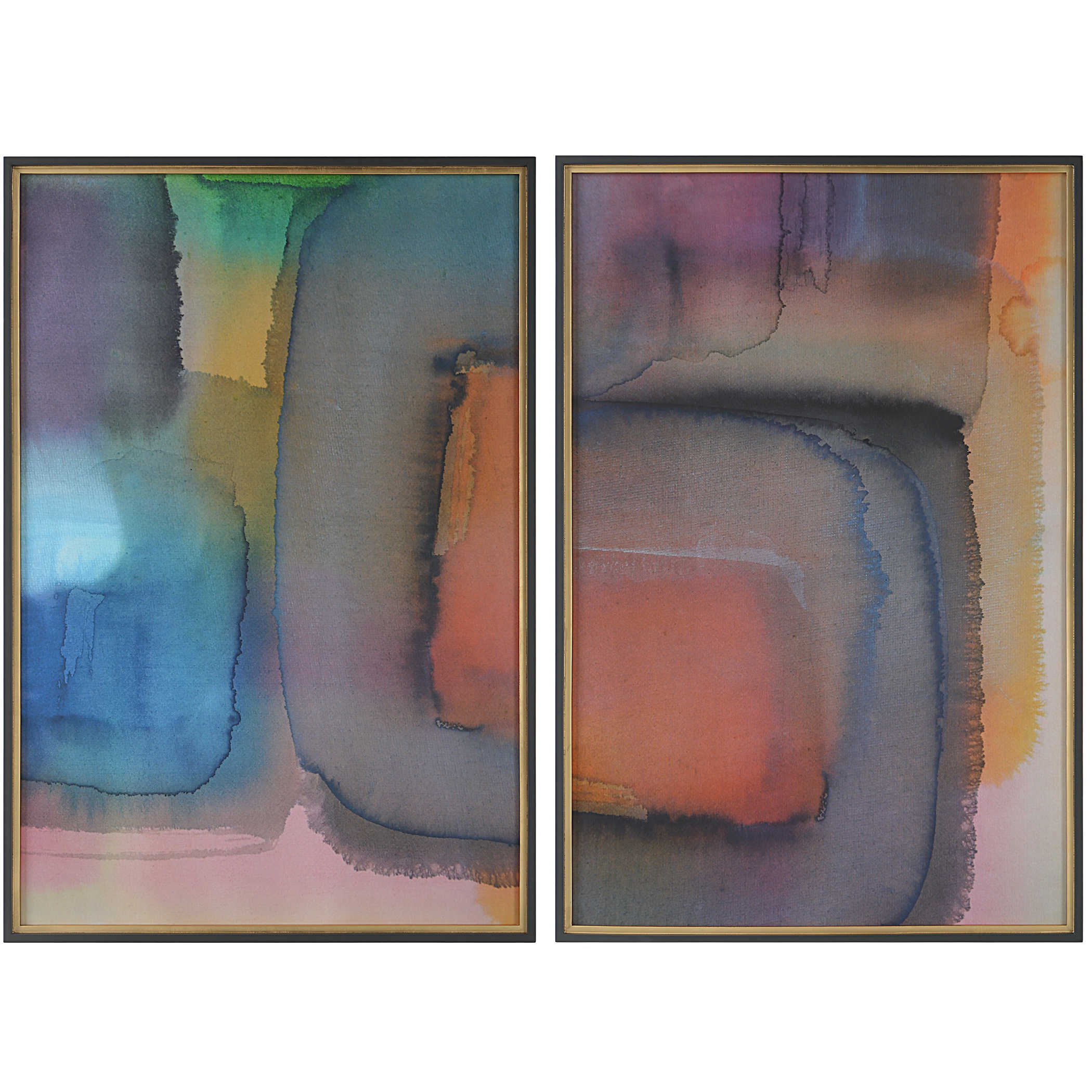 Prismatic Framed Prints - Set of 2 by Uttermost
