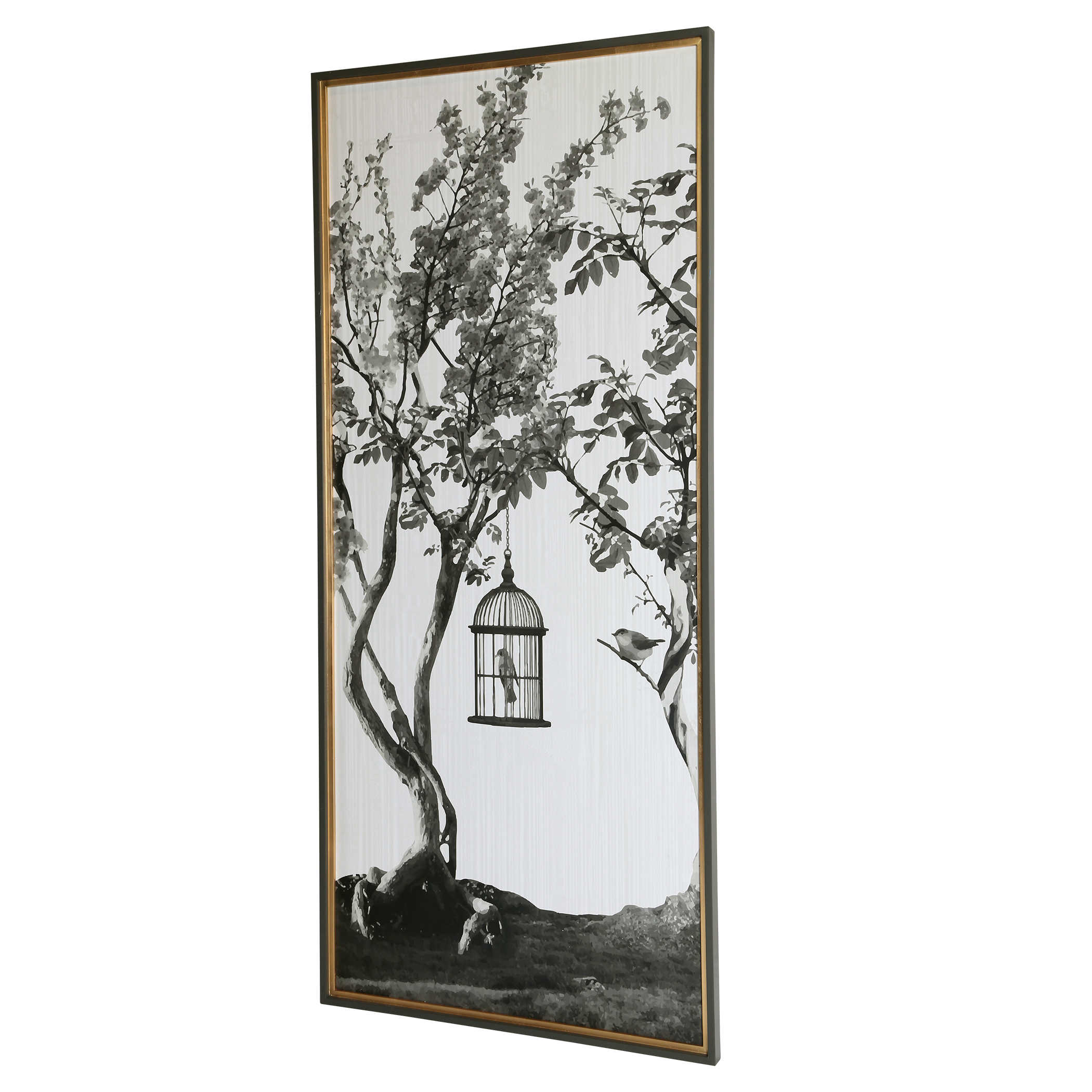 Woodland Songbird Framed Print - Left by Uttermost