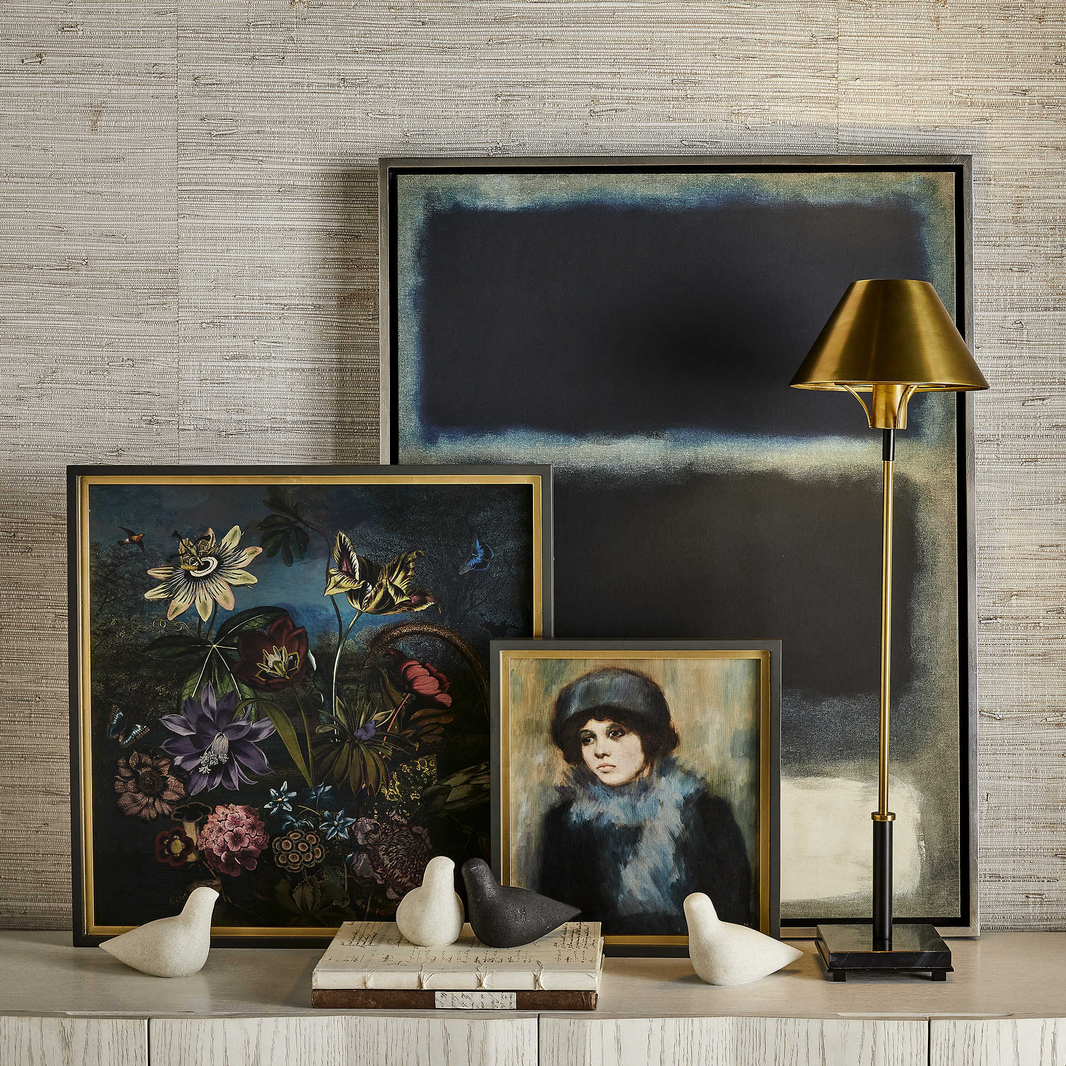 Solstice 2 Framed Canvas by Uttermost