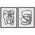 Entangle Framed Prints - Set of 2 by Uttermost