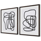 Entangle Framed Prints - Set of 2 by Uttermost