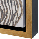 Edith with Striped Dress, Sitting, 1915 Framed Canvas by Uttermost