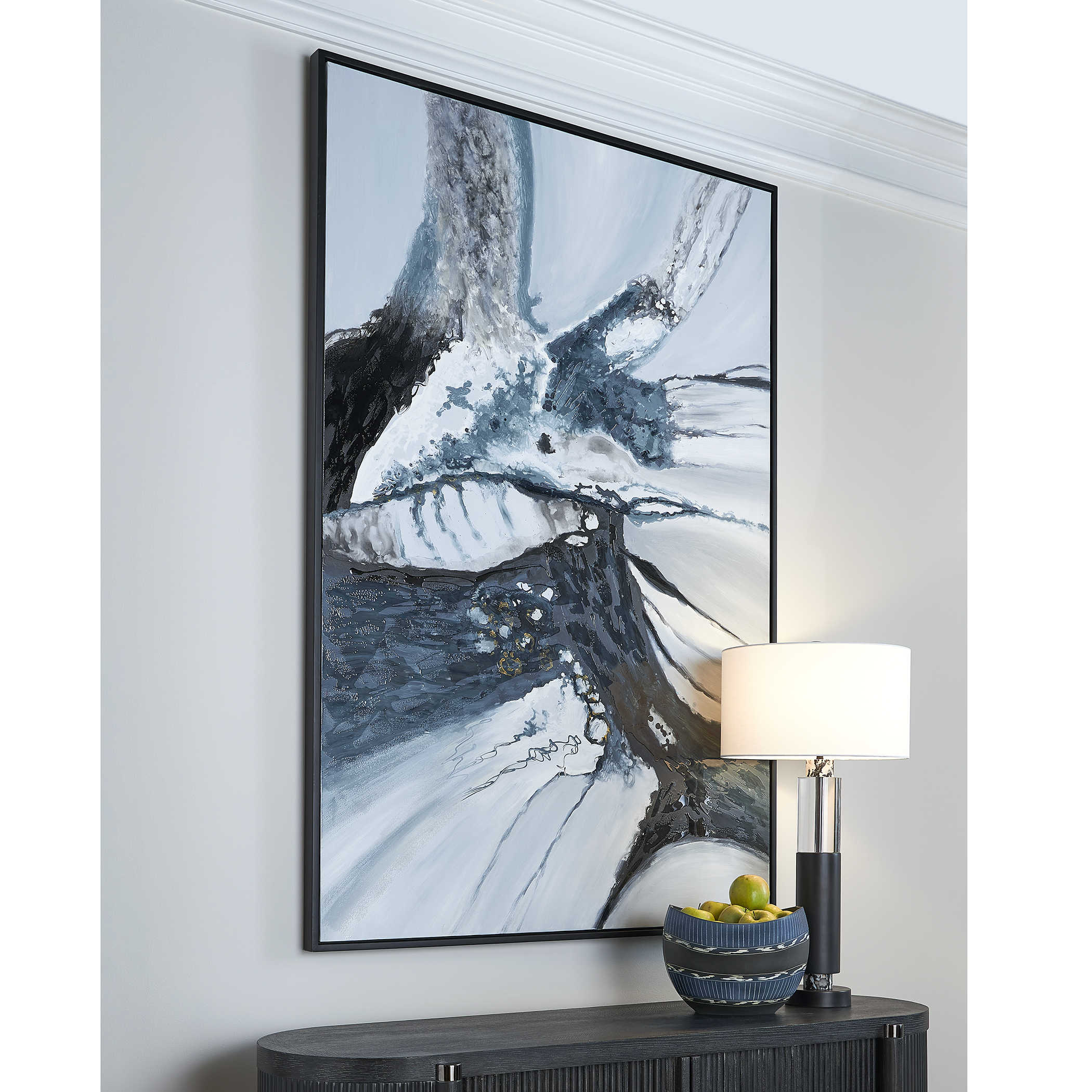 Go With The Flow Hand Painted Canvas by Uttermost