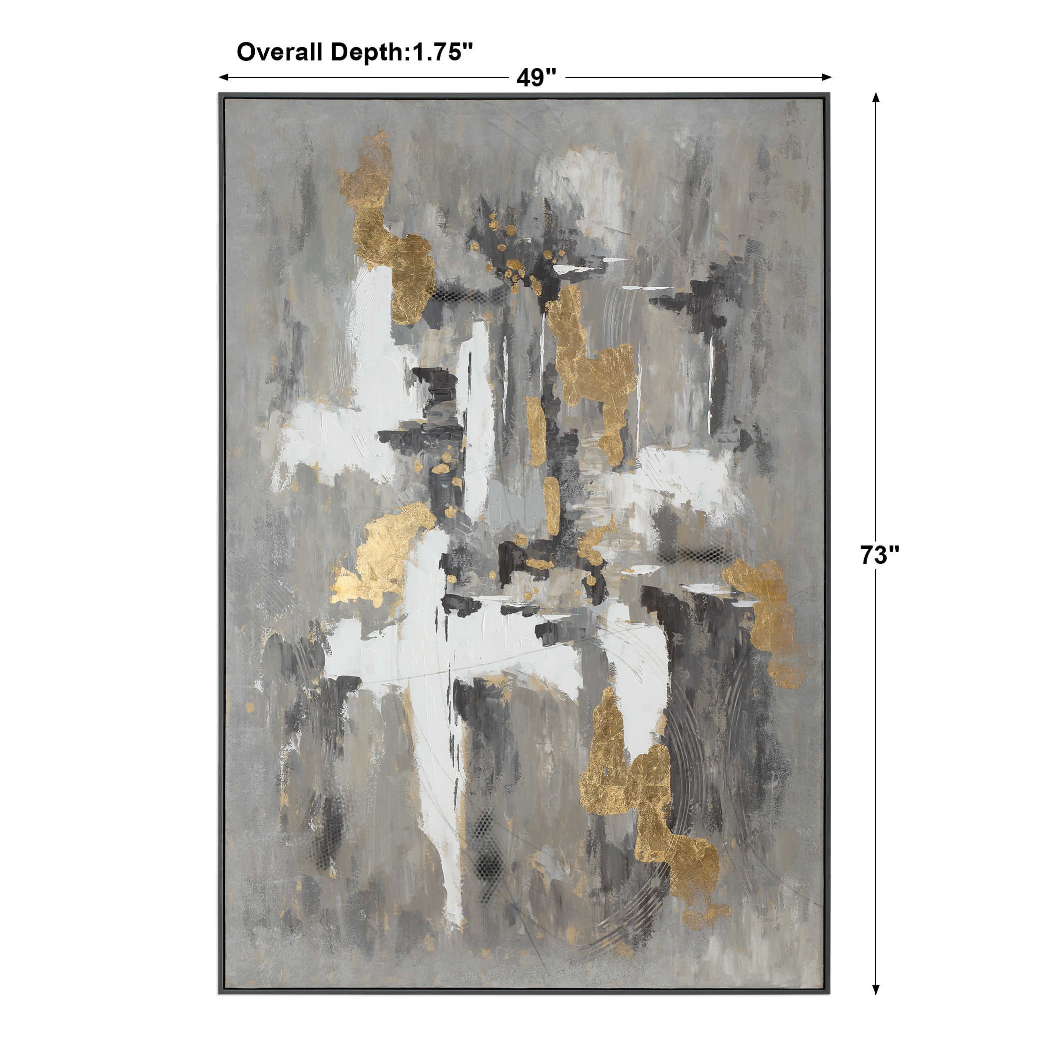 Crossover Hand Painted Canvas by Uttermost