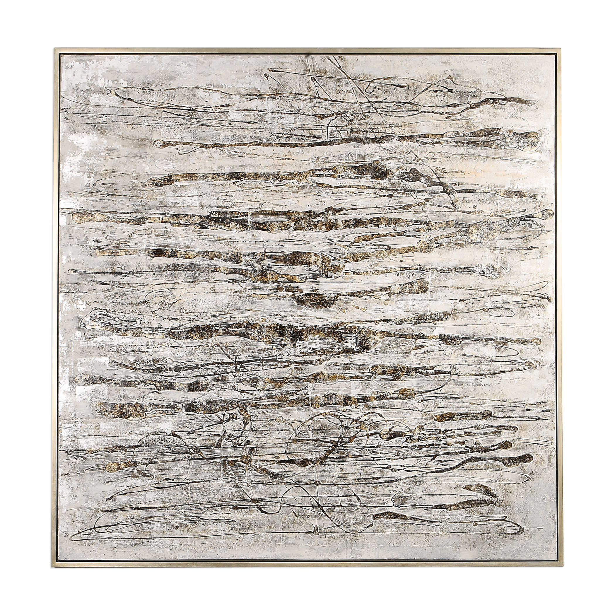 Scribbles Hand Painted Canvas by Uttermost