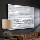 Smoky Waves Hand Painted Canvas by Uttermost
