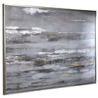 Smoky Waves Hand Painted Canvas by Uttermost