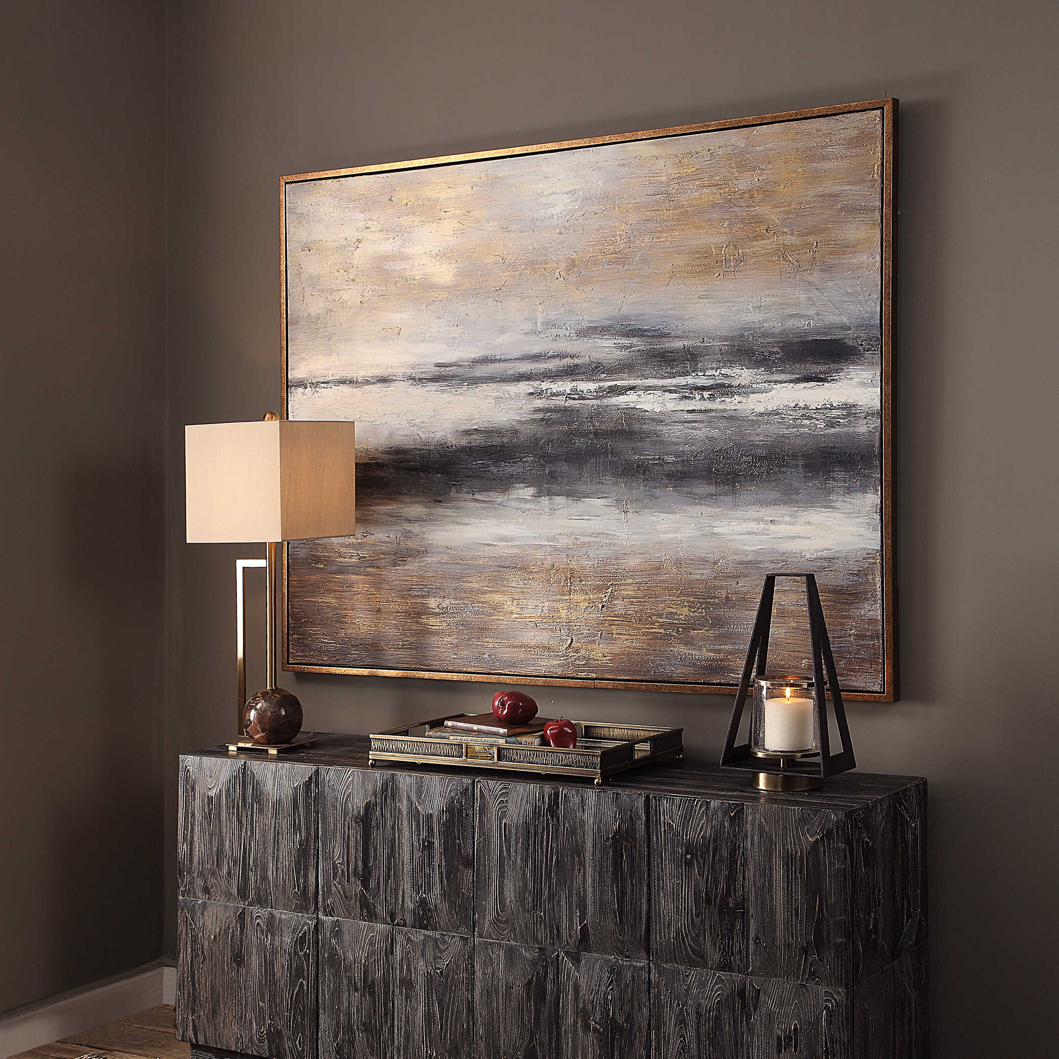 Moonlight Hand Painted Canvas by Uttermost