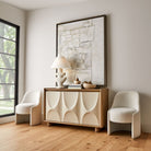 Swoosh 3 Door Cabinet by Uttermost