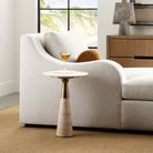 Pier Accent Table - Beige Travertine by Uttermost