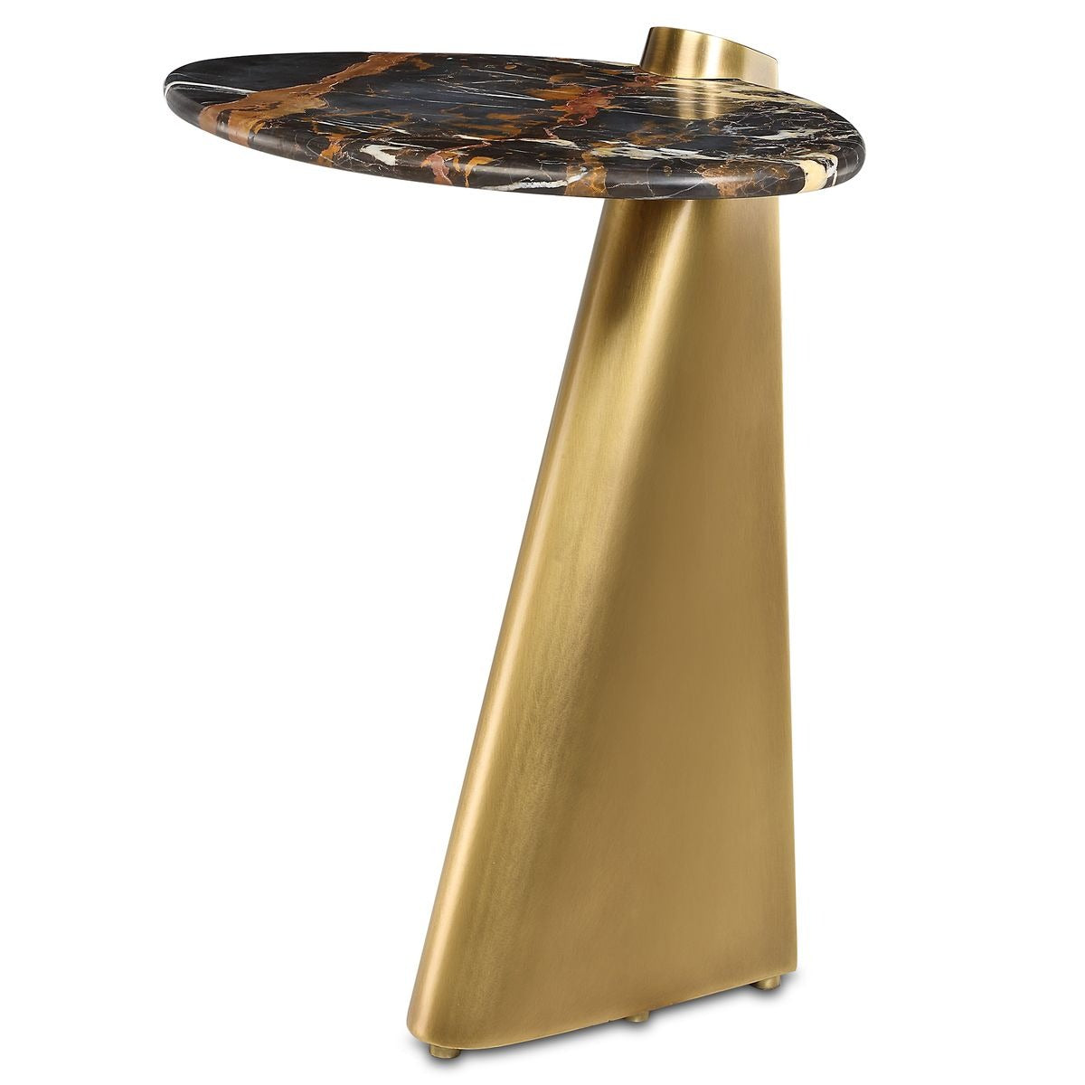 Strum Accent Table in Michelangelo Marble by Uttermost