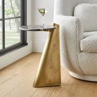 Strum Accent Table in Michelangelo Marble by Uttermost