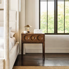 Roundabout Side Table in Cocoa Brown by Uttermost