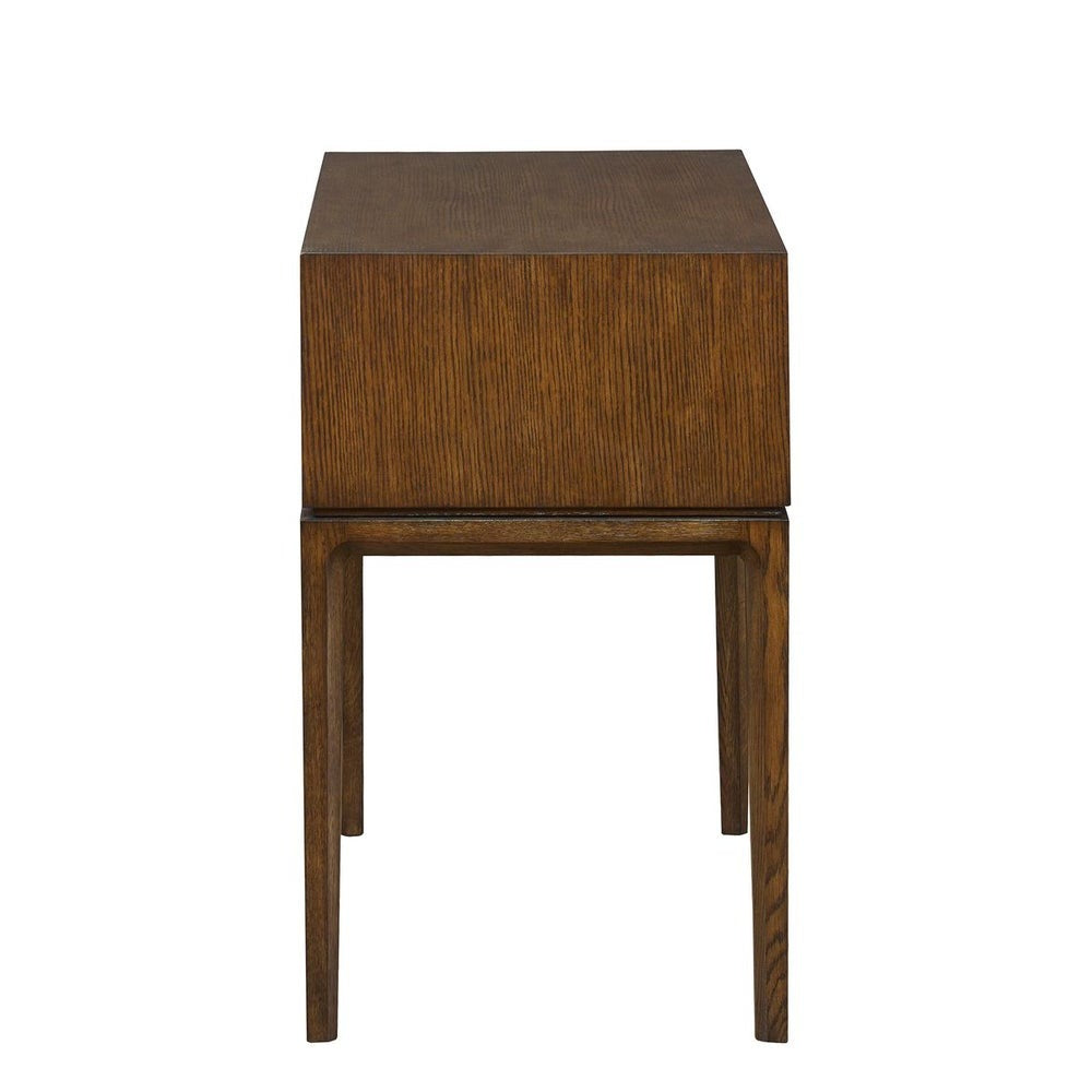 Roundabout Side Table in Cocoa Brown by Uttermost