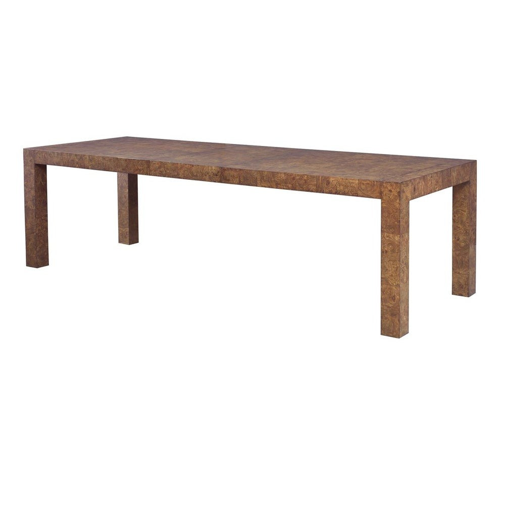 Ingrain Extending Dining Table in Cocoa Brown by Uttermost