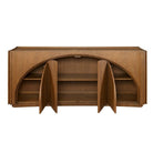 High Light, Lighted 4 Door Console Cabinet by Uttermost