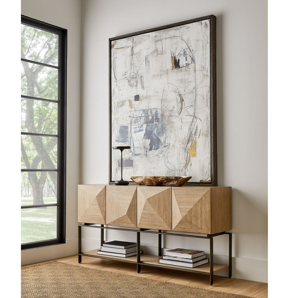 Trapezoid 4 Door Cabinet by Uttermost