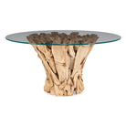 Root Round Dining Table in Bleached Teak by Uttermost