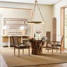 Root Round Dining Table in Bleached Teak by Uttermost