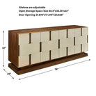 Block Buster 4 Door Cabinet by Uttermost