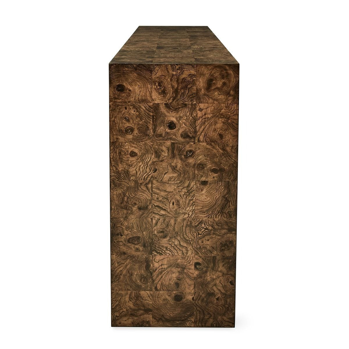 Ingrain Console Table in Cocoa Brown by Uttermost