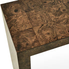 Ingrain Console Table in Cocoa Brown by Uttermost