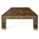 Ingrain Coffee Table in Cocoa Brown by Uttermost