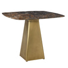Equilateral Bistro Table in Michelangelo and Brass by Uttermost
