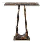 About Turn Console Table in Michelangelo Marble by Uttermost