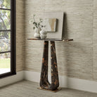 About Turn Console Table in Michelangelo Marble by Uttermost