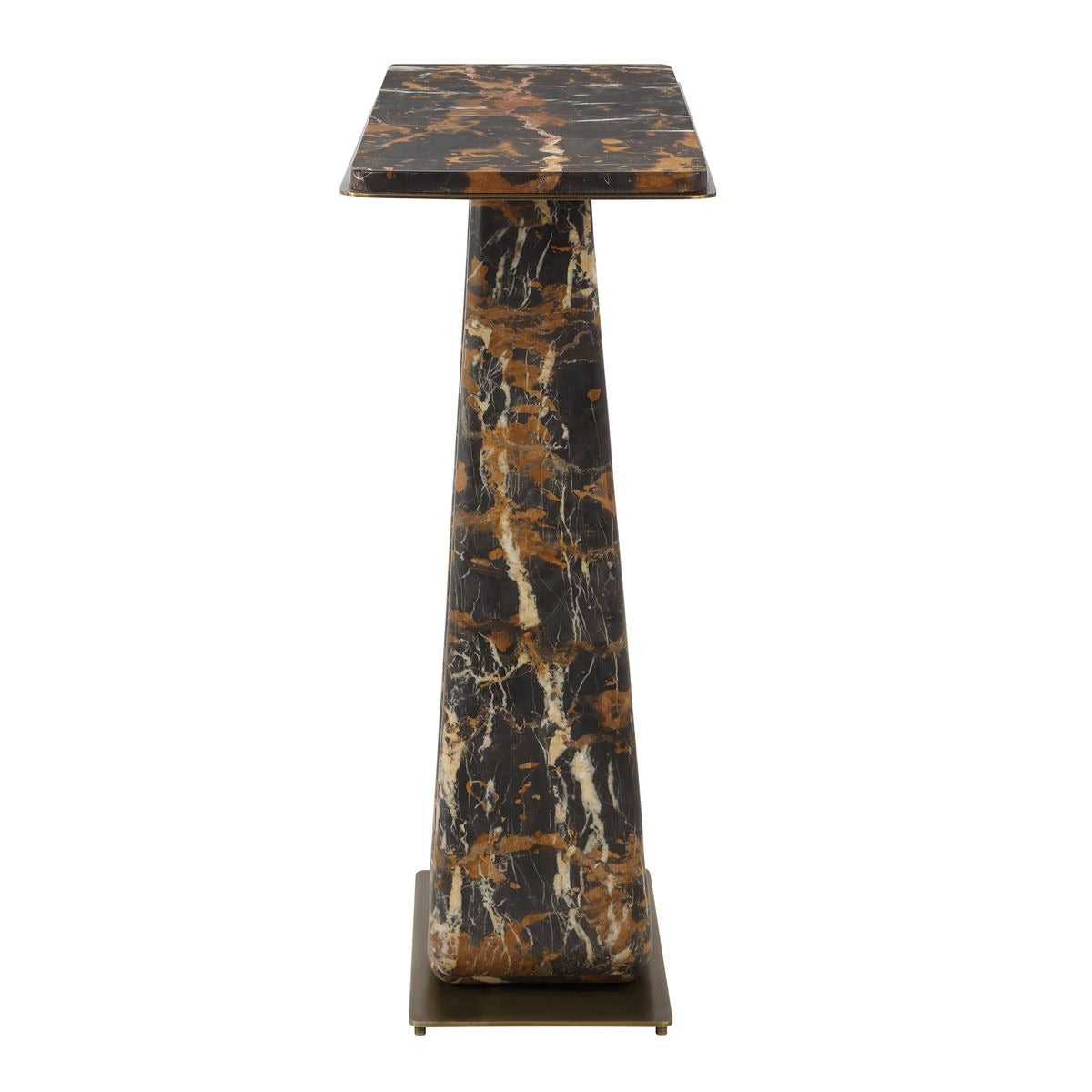 About Turn Console Table in Michelangelo Marble by Uttermost