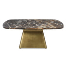 Equilateral Coffee Table in Michelangelo and Brass by Uttermost