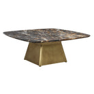 Equilateral Coffee Table in Michelangelo and Brass by Uttermost