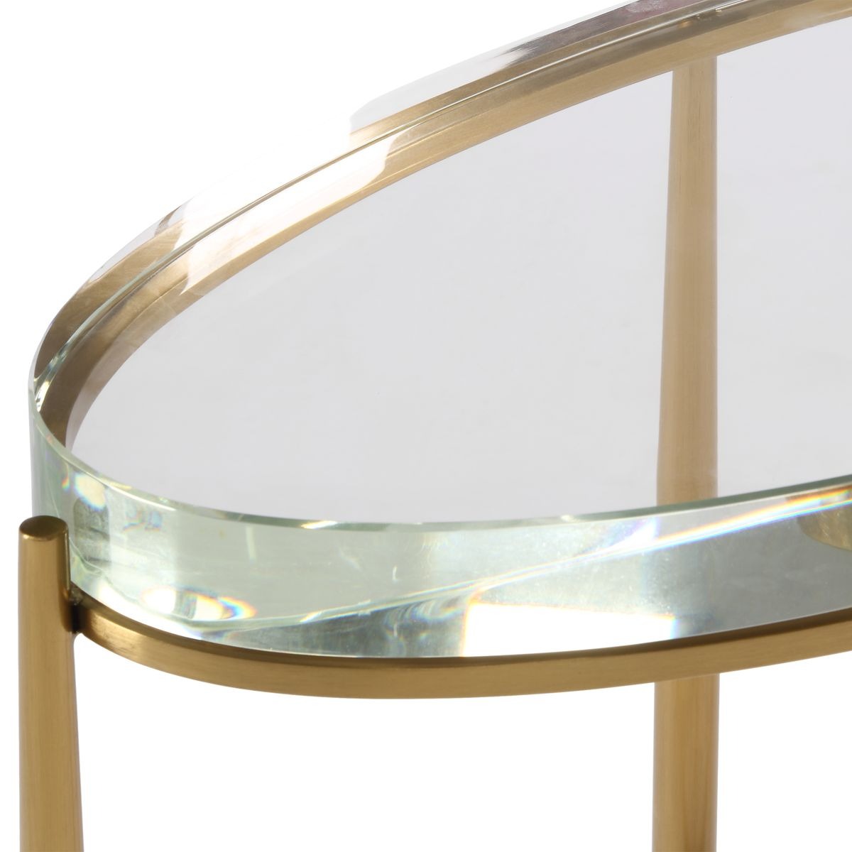 Crystal Clear Accent Table by Uttermost