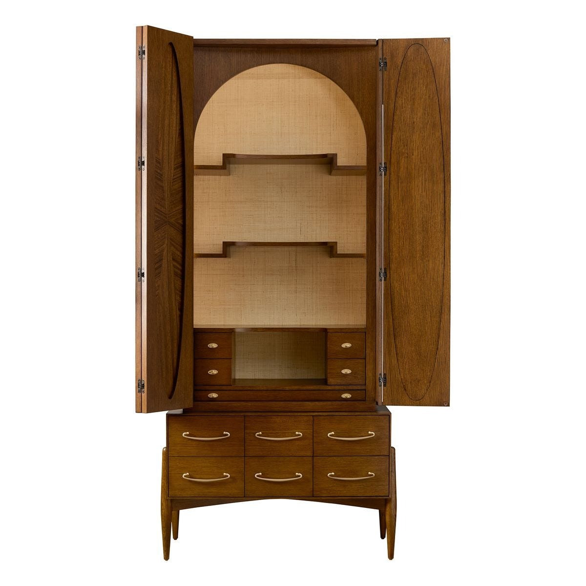 Tiger Eye Tall Cabinet by Uttermost