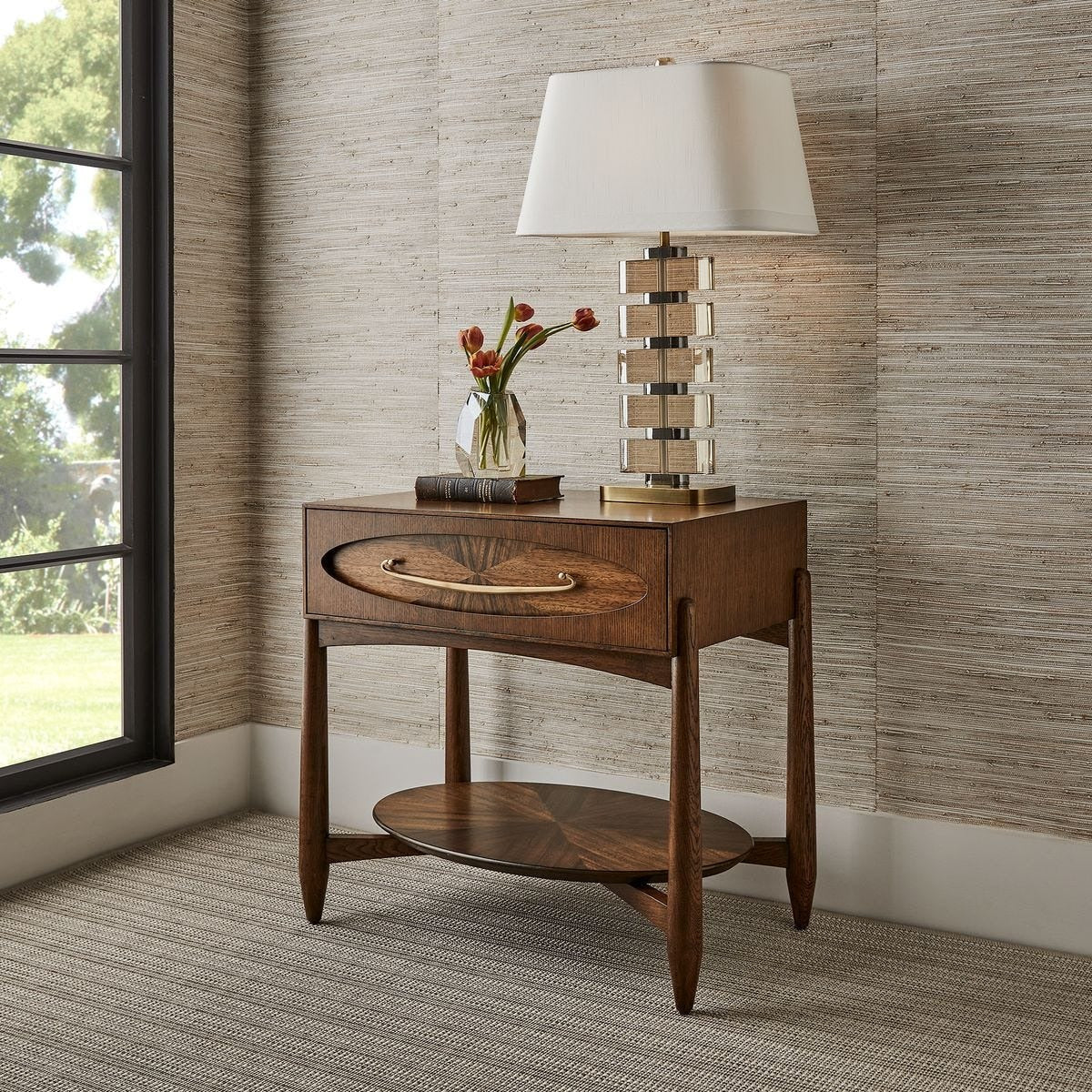 Tiger Eye Side Table by Uttermost