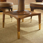 Put You On A Pedestal Game Table in Golden Brown by Uttermost