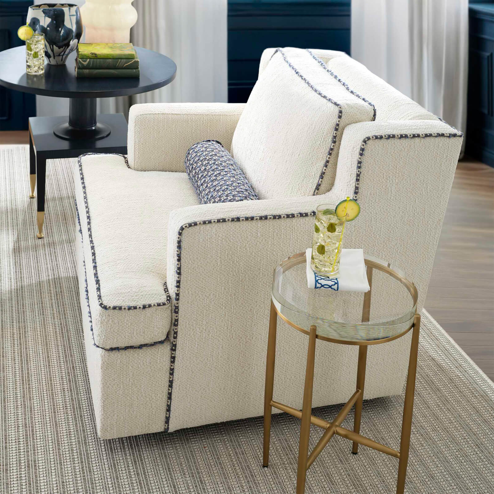 Crystal Clear Round Accent Table by Uttermost