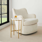 Crystal Clear Round Accent Table by Uttermost
