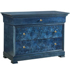 Louis Philippe Chest of Drawers in True Blue by Uttermost