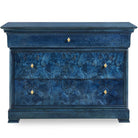 Louis Philippe Chest of Drawers in True Blue by Uttermost
