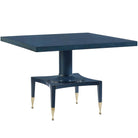 Put You On A Pedestal Game Table in True Blue by Uttermost