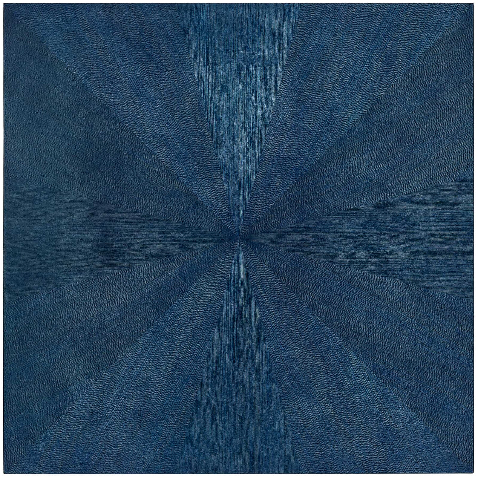Put You On A Pedestal Game Table in True Blue by Uttermost