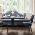 Put You On A Pedestal Game Table in True Blue by Uttermost
