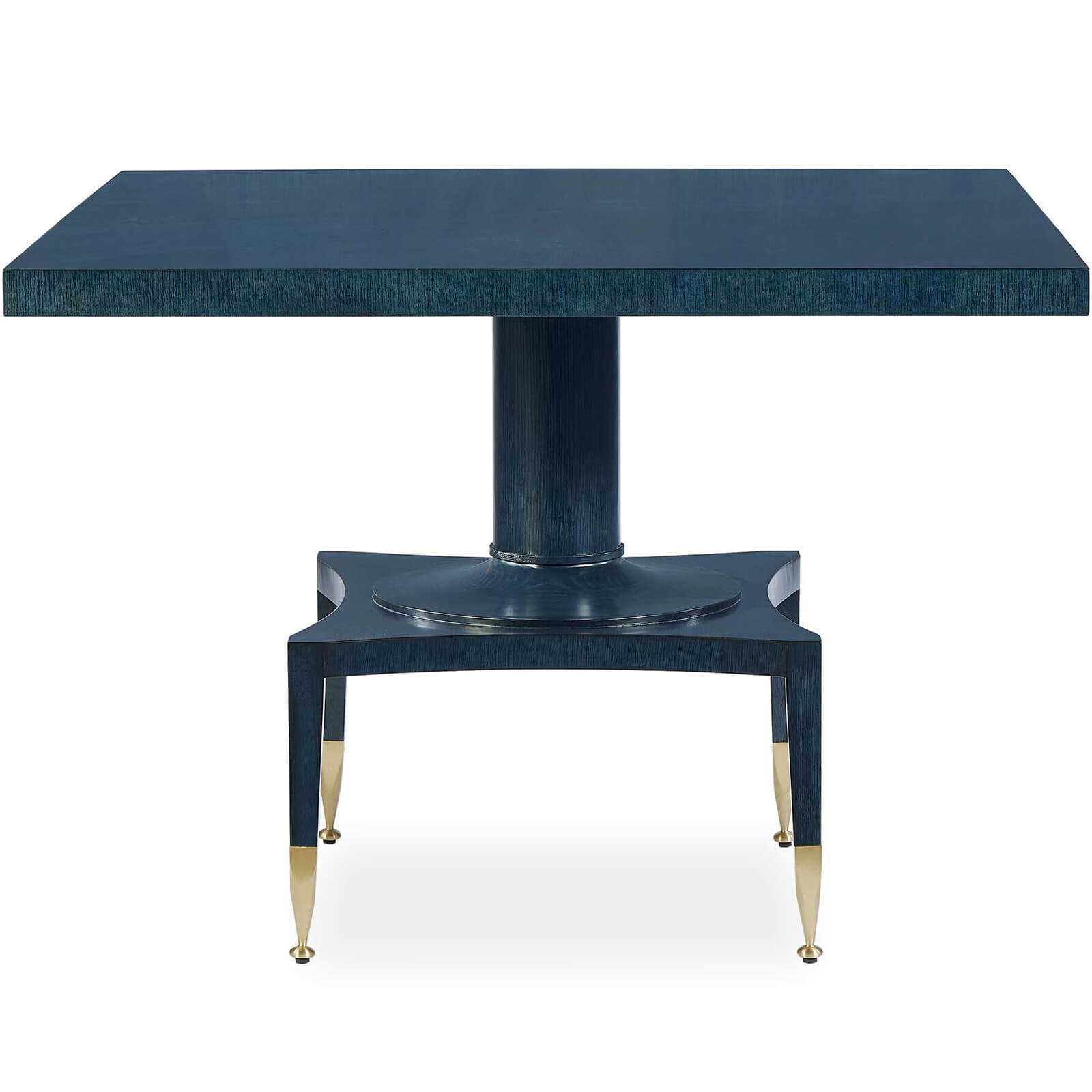 Put You On A Pedestal Game Table in True Blue by Uttermost