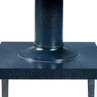 Put You On A Pedestal Side Table in True Blue by Uttermost