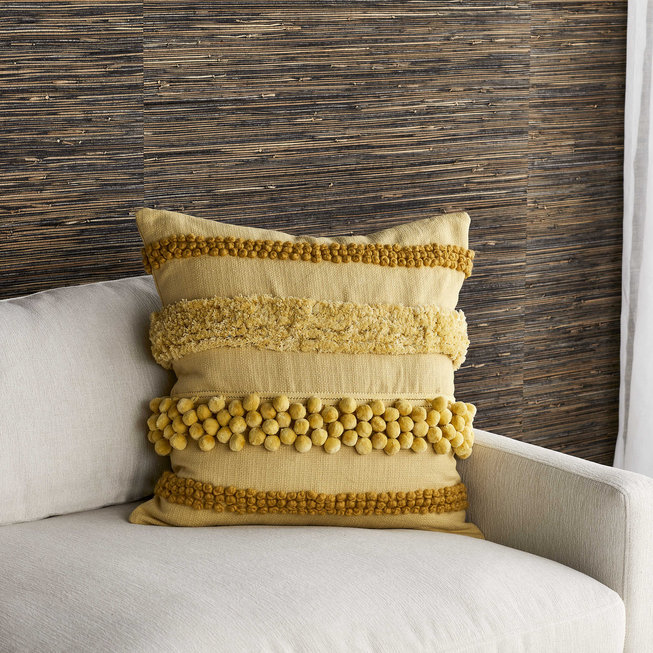 Having a Ball Cushion - Lemon Chiffon by Uttermost