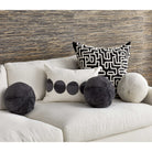 Ball Bearing Cushion - Black by Uttermost